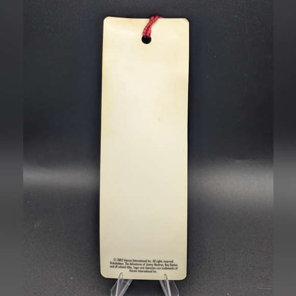 Vintage 2002 Adventures Jimmy Neutron Boy Genius Nickelodeon Lenticular Bookmark - Picture 2 of 5